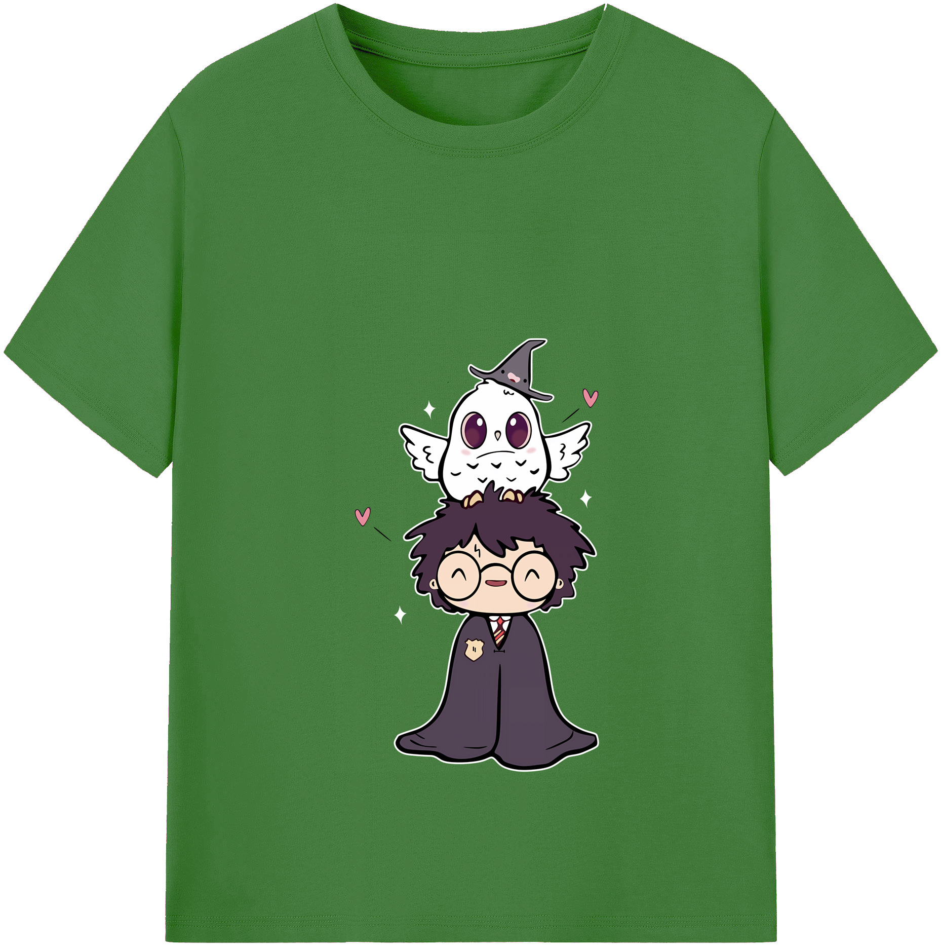（画像用） Harry Potter ハリー・ポッターシリーズ レディースカジュアルプリントTシャツ（綿100％）